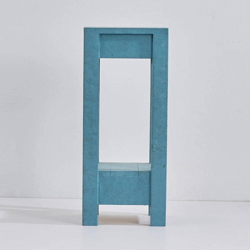 Table d'appoint rustique en bois massif pour canapé - 11 L x 26 H