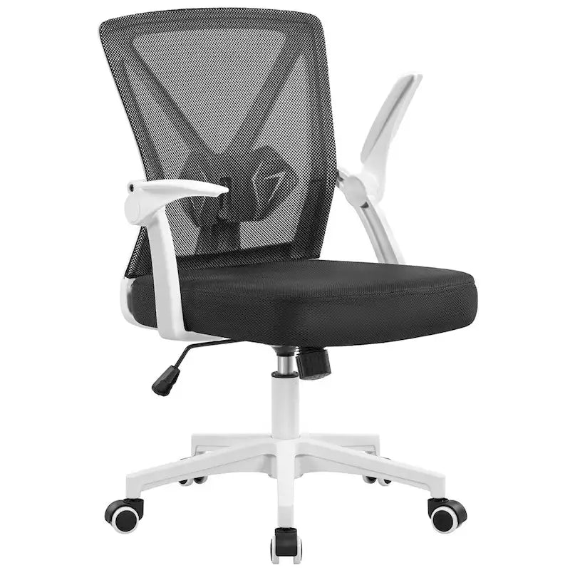 Chaise de bureau en maille avec accoudoirs relevables Chaise de bureau confortable - N/A